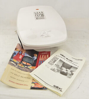 George Foreman GR-20 Lean Mean Fat Reducing Grilling Machine Grill Manual Feet